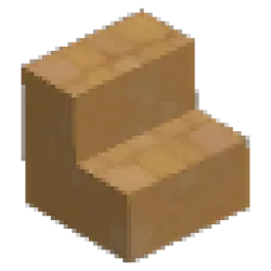 Orange Clay Cobble - Stairs