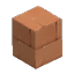 Peachstone Brick Pillar - Middle