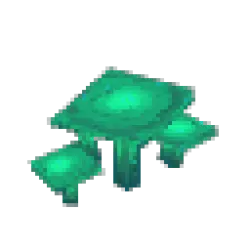 Green Flatcap Mushroom