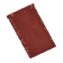 Red Cloth Roof - Sloped