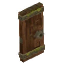 Overgrown Temple Door