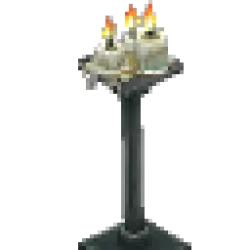 Dark Temple Candle
