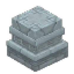 Calcite Brick Pillar - Base