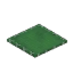 Green Cloth Roof - Horizontal