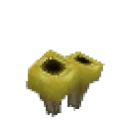 Puffy Green Common Mushroom