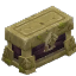 Large Overgrown Temple Chest