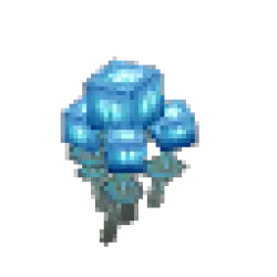 Blue Glowing Mushroom