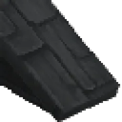 Slate Brick Roof - Shallow