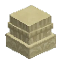Limestone Brick Pillar - Base