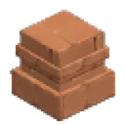 Peachstone Brick Pillar - Base