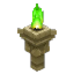 Overgrown Temple Torch