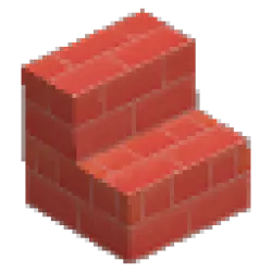 Raw Clay Brick - Stairs