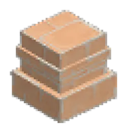 Peachstone Cobble Pillar - Base