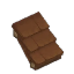 Red Sandstone Cobble Roof - Hollow