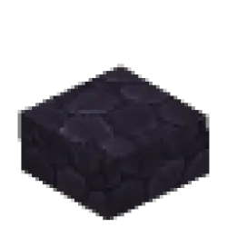 Corrupted Hive Brick Half Slab