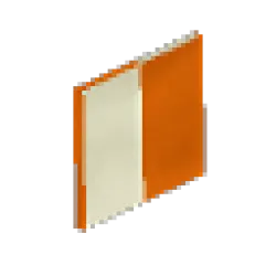 Modern Orange Cloth Roof - Vertical