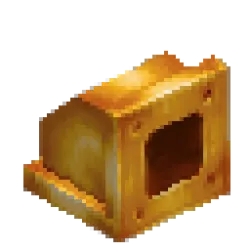Gold Pipe - Large Corner