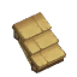 White Sandstone Cobble Roof - Hollow