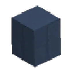 Dark Blue Runic Brick Pillar - Middle