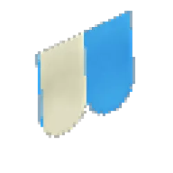 Modern Blue Cloth Roof - Flap