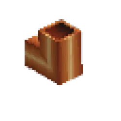 Copper Pipe - Corner
