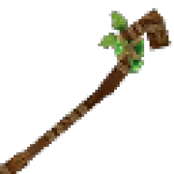 Wooden Earth Staff