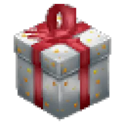 Small White Christmas Packet