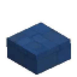 Blue Runic Brick Half Slab