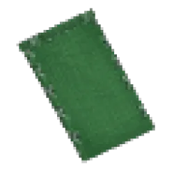 Green Cloth Roof - Sloped