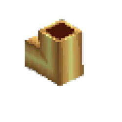 Bronze Pipe - Corner