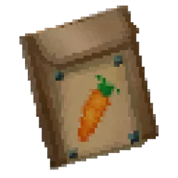 Carrot Seed Bag