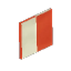 Modern Red Cloth Roof - Vertical