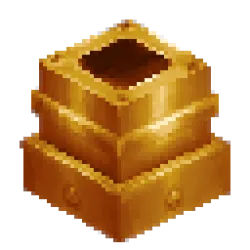 Gold Pipe - Large Mouthpiece