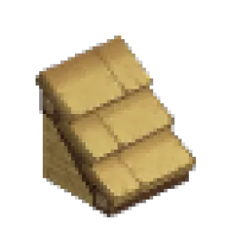 White Sandstone Cobble Roof